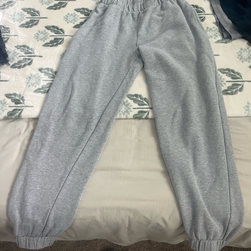 Brandy Melville Gray Track Pants
